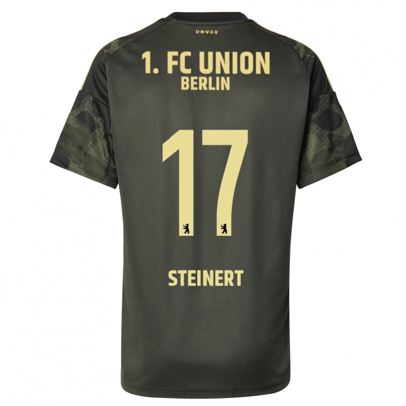 Danxen Kvinder Judith Steinert #17 Mørkegrøn Sort Udebane Spillertrøjer 2025/26 Trøje T-Shirt