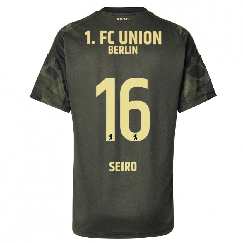 Danxen Kvinder Elli Seiro #16 Mørkegrøn Sort Udebane Spillertrøjer 2025/26 Trøje T-Shirt