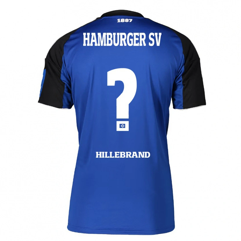Danxen Kvinder Sophie Hillebrand #0 Blå Sort Udebane Spillertrøjer 2025/26 Trøje T-Shirt