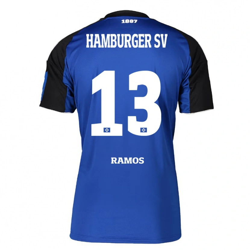 Danxen Kvinder Gui Ramos #13 Blå Sort Udebane Spillertrøjer 2025/26 Trøje T-Shirt