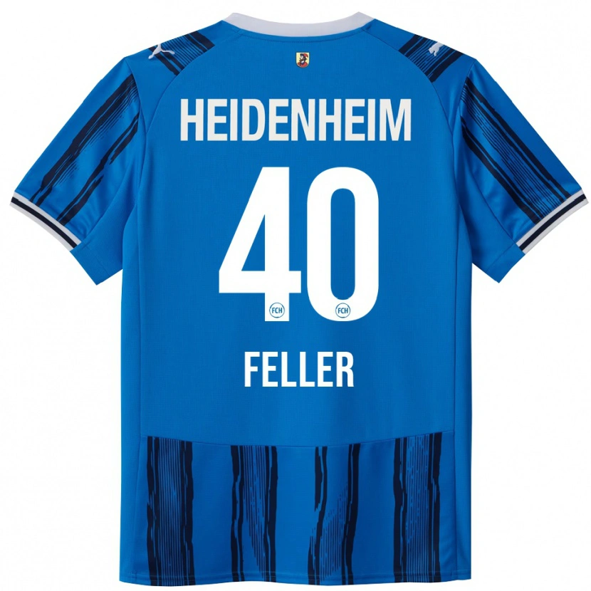 Danxen Kvinder Frank Feller #40 Blå Navy Udebane Spillertrøjer 2025/26 Trøje T-Shirt