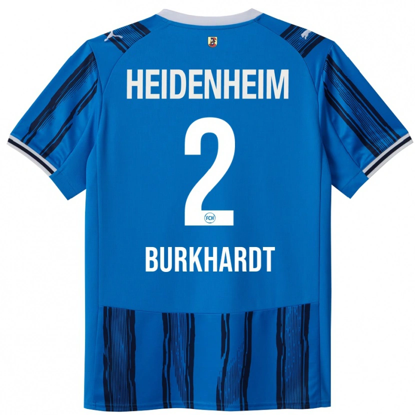 Danxen Kvinder Hannes Burkhardt #2 Blå Navy Udebane Spillertrøjer 2025/26 Trøje T-Shirt