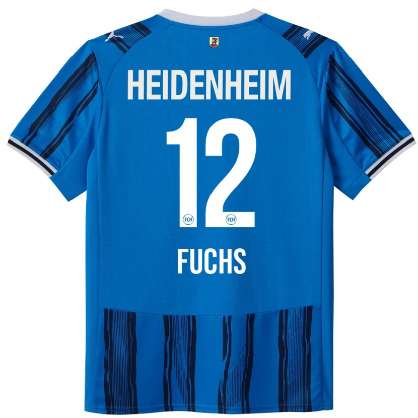 Danxen Kvinder Celine Fuchs #12 Blå Navy Udebane Spillertrøjer 2025/26 Trøje T-Shirt
