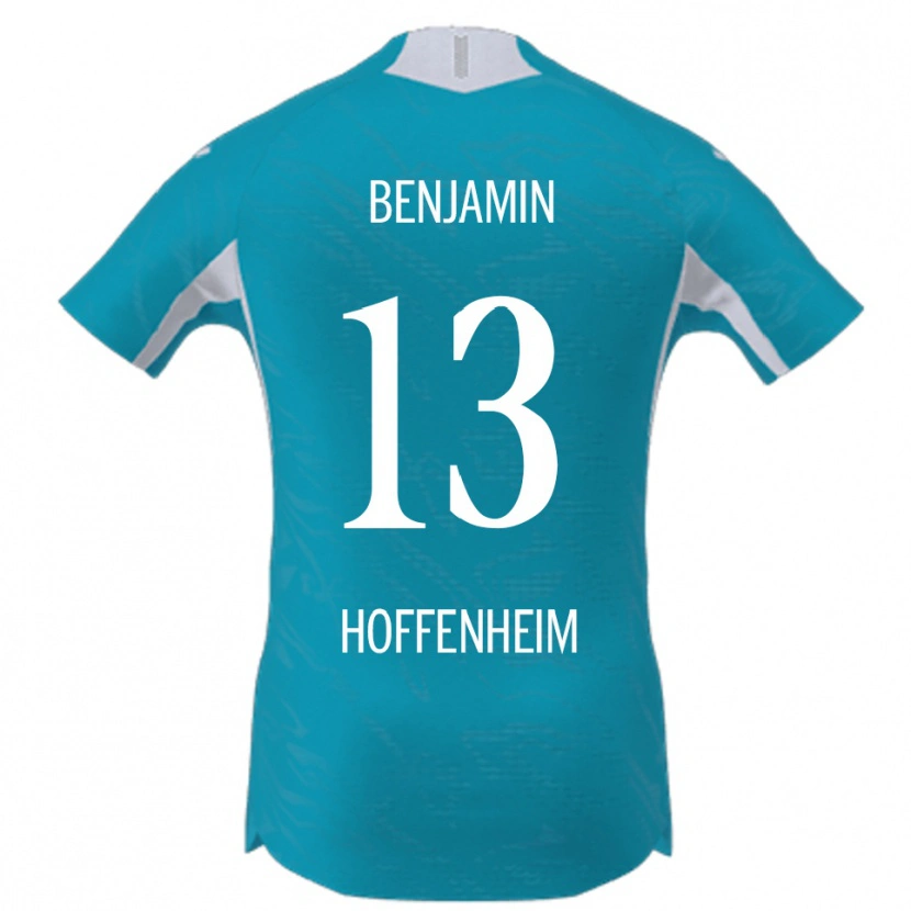 Danxen Kvinder Precious Benjamin #13 Lyseblå Udebane Spillertrøjer 2025/26 Trøje T-Shirt