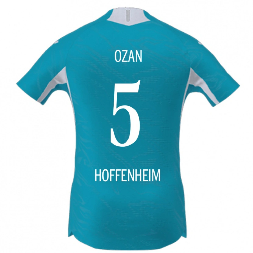 Danxen Kvinder Ozan Kabak #5 Lyseblå Udebane Spillertrøjer 2025/26 Trøje T-Shirt