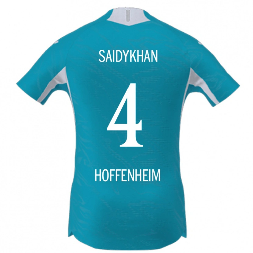 Danxen Kvinder Ibrahim Saidykhan #4 Lyseblå Udebane Spillertrøjer 2025/26 Trøje T-Shirt