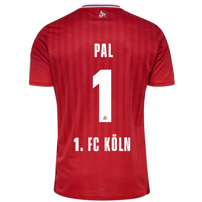 Danxen Kvinder Jasmin Pal #1 Rød Hvid Udebane Spillertrøjer 2025/26 Trøje T-Shirt