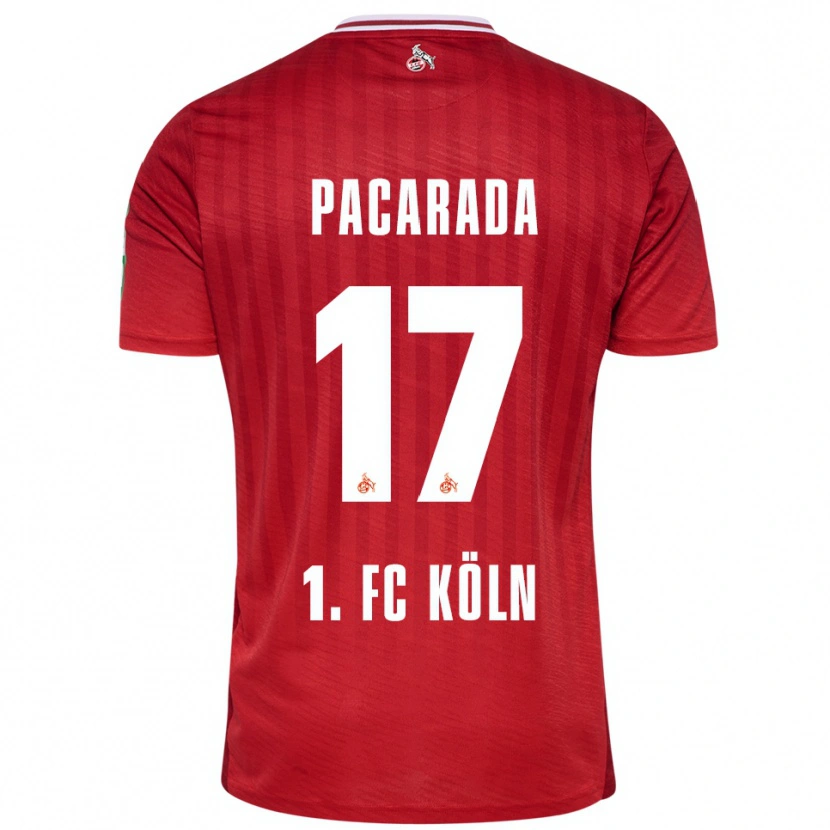Danxen Kvinder Leart Paçarada #17 Rød Hvid Udebane Spillertrøjer 2025/26 Trøje T-Shirt