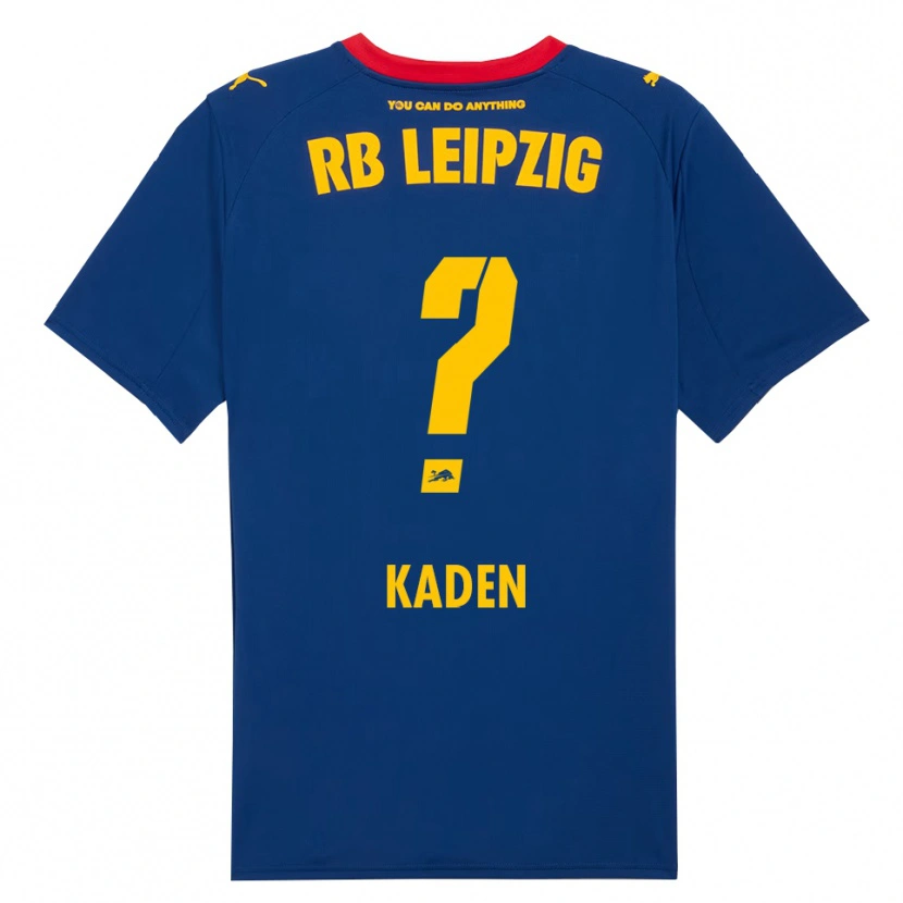 Danxen Kvinder Florian Kaden #0 Navy Rød Udebane Spillertrøjer 2025/26 Trøje T-Shirt