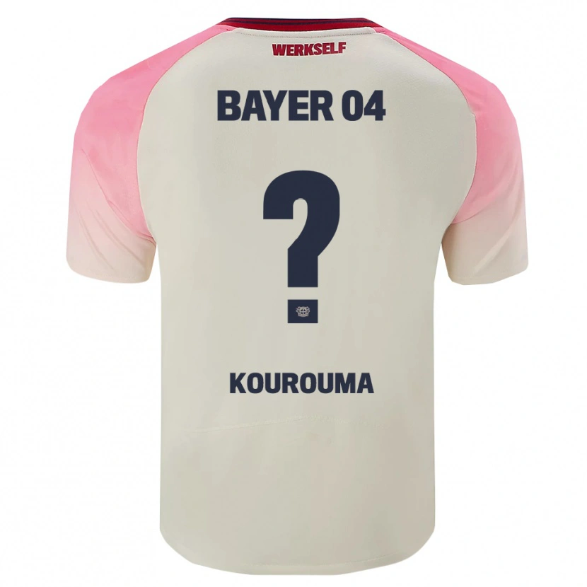 Danxen Kvinder Fakouman Kourouma #0 Pink Off White Udebane Spillertrøjer 2025/26 Trøje T-Shirt