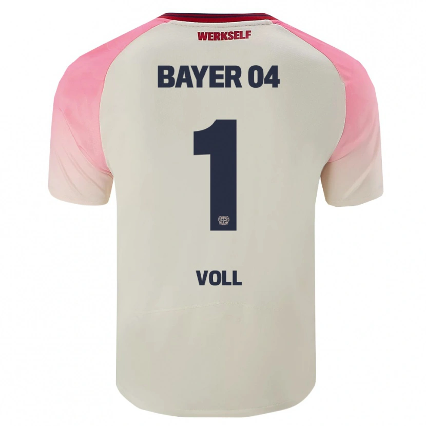 Danxen Kvinder Charlotte Voll #1 Pink Off White Udebane Spillertrøjer 2025/26 Trøje T-Shirt
