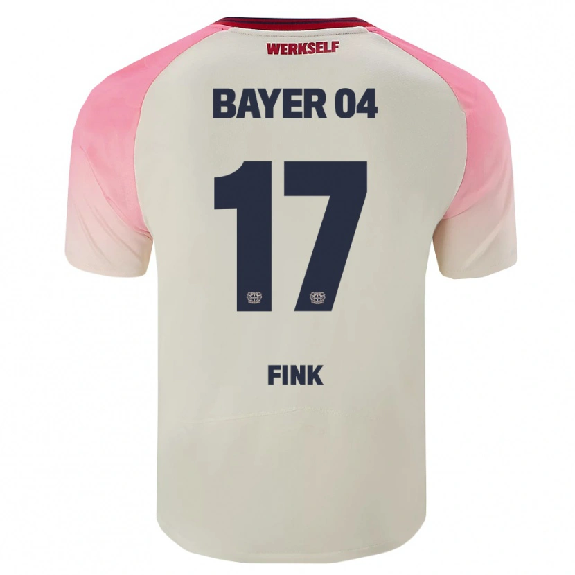 Danxen Kvinder Felix Fink #17 Pink Off White Udebane Spillertrøjer 2025/26 Trøje T-Shirt