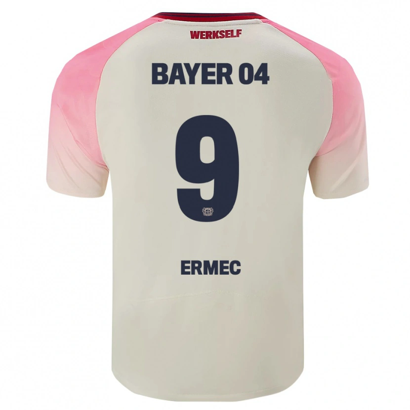 Danxen Kvinder Berkan Ermeç #9 Pink Off White Udebane Spillertrøjer 2025/26 Trøje T-Shirt