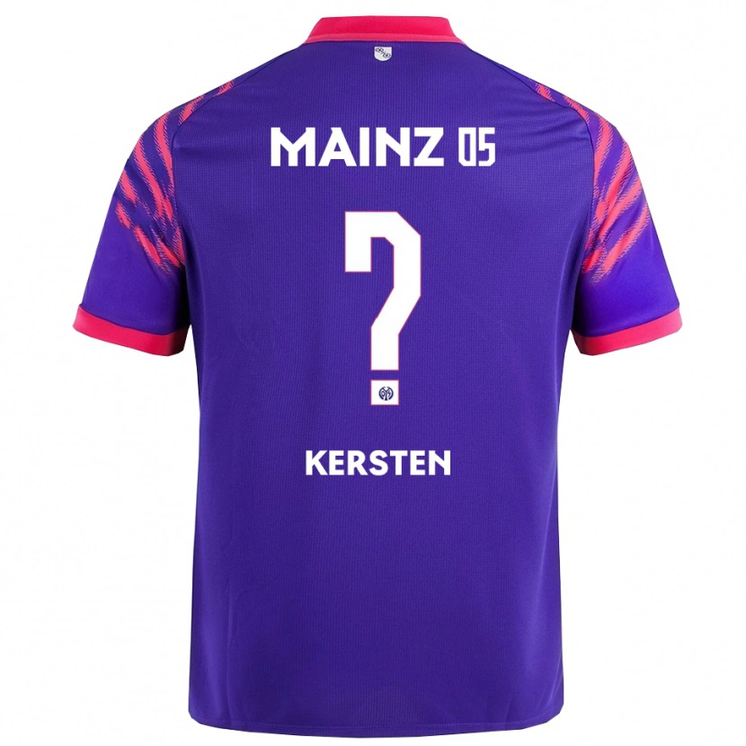 Danxen Kvinder Alessio Kersten #0 Navy Pink Udebane Spillertrøjer 2025/26 Trøje T-Shirt