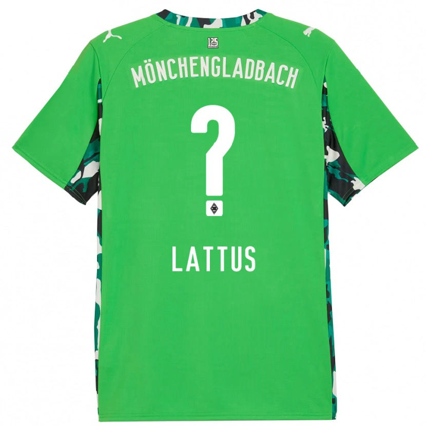 Danxen Kvinder Emma Lattus #0 Grøn Sort Udebane Spillertrøjer 2025/26 Trøje T-Shirt