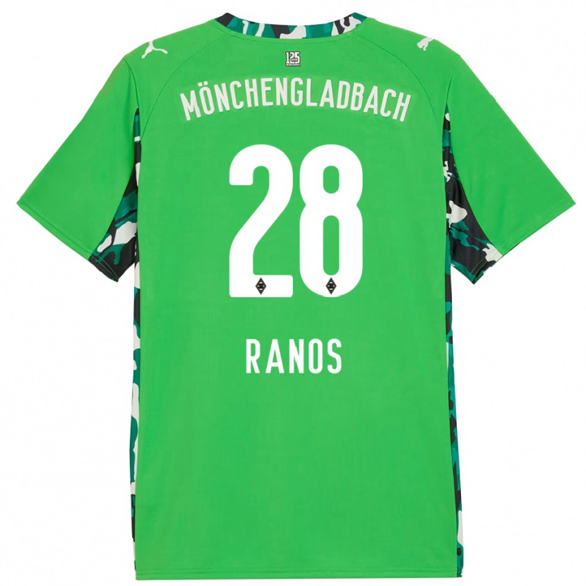 Danxen Kvinder Grant-Leon Ranos #28 Grøn Sort Udebane Spillertrøjer 2025/26 Trøje T-Shirt