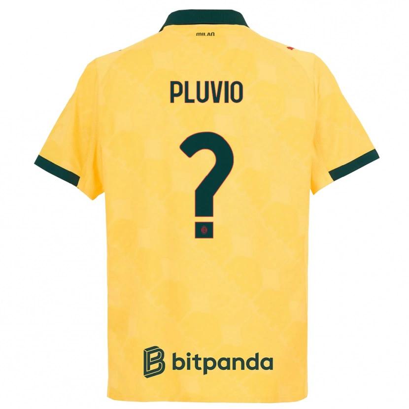 Danxen Kvinder Nicholas Pluvio #0 Gul Sort Tredje Sæt Spillertrøjer 2025/26 Trøje T-Shirt