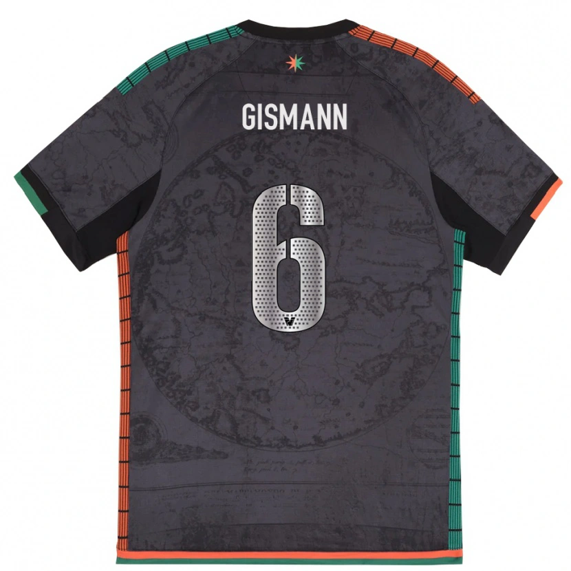 Danxen Børn Lynn Gismann #6 Mørkegrå Hjemmebane Spillertrøjer 2025/26 Trøje T-Shirt