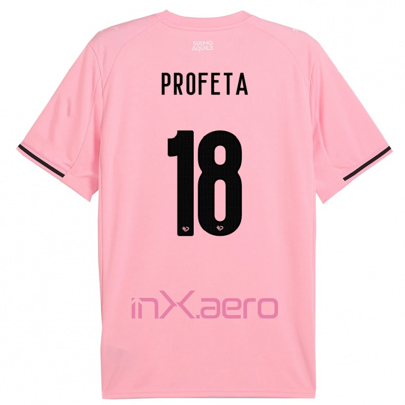 Danxen Børn Andrea Profeta #18 Pink Sort Hjemmebane Spillertrøjer 2025/26 Trøje T-Shirt