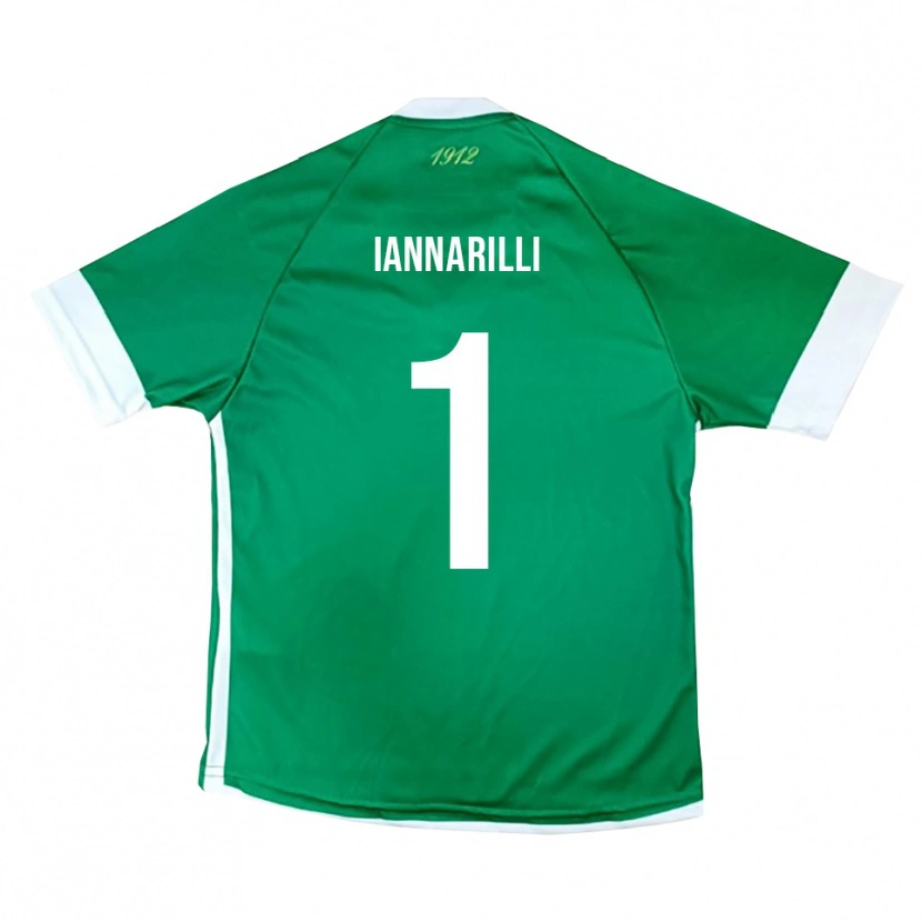 Danxen Børn Antony Iannarilli #1 Grøn Hvid Hjemmebane Spillertrøjer 2025/26 Trøje T-Shirt