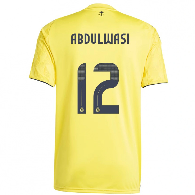 Danxen Børn Dalal Abdulwasi #12 Gul Sort Hjemmebane Spillertrøjer 2025/26 Trøje T-Shirt