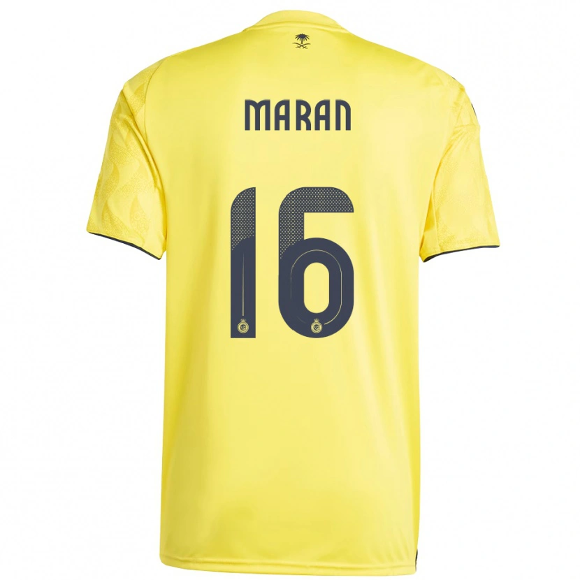 Danxen Børn Mohammed Marran #16 Gul Sort Hjemmebane Spillertrøjer 2025/26 Trøje T-Shirt