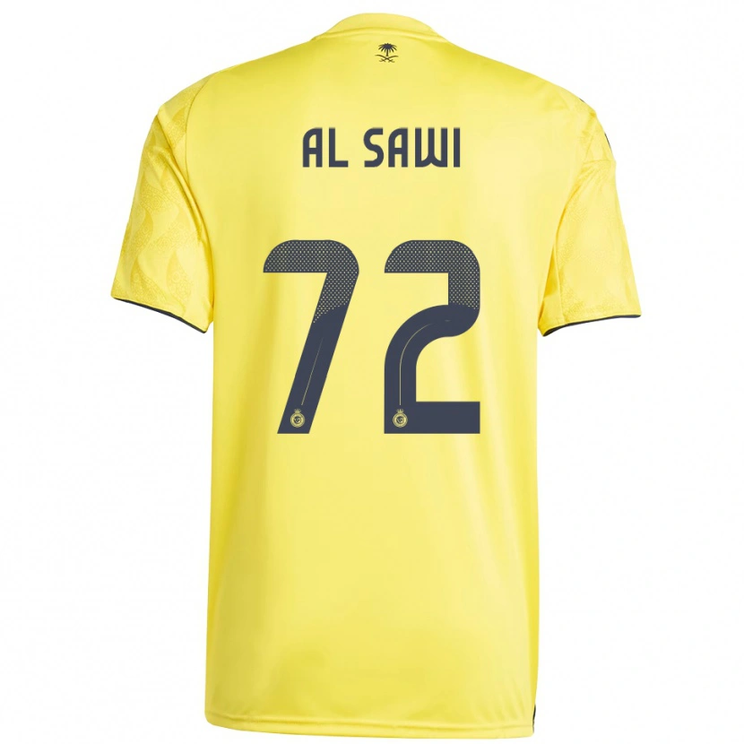 Danxen Børn Etaf Al-Sawi #72 Gul Sort Hjemmebane Spillertrøjer 2025/26 Trøje T-Shirt