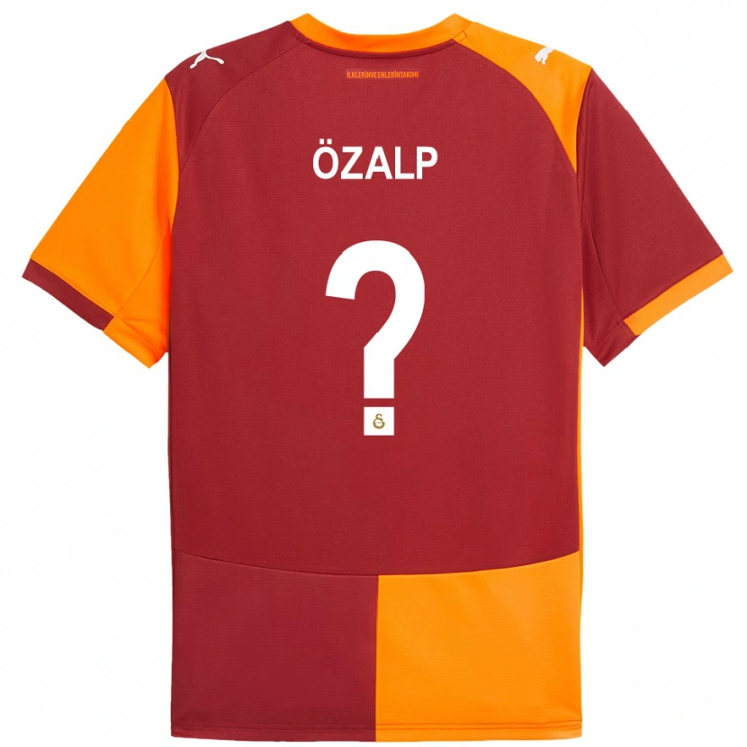 Danxen Børn Hamza Özalp #0 Rød Orange Hjemmebane Spillertrøjer 2025/26 Trøje T-Shirt