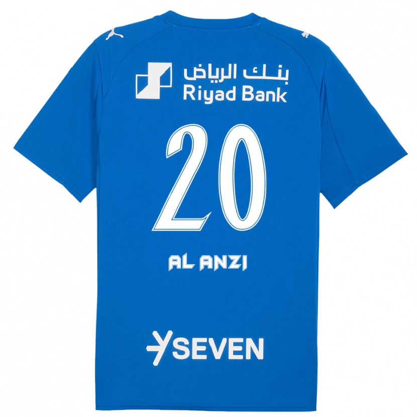 Danxen Børn Areej Al-Anzi #20 Blå Hvid Hjemmebane Spillertrøjer 2025/26 Trøje T-Shirt