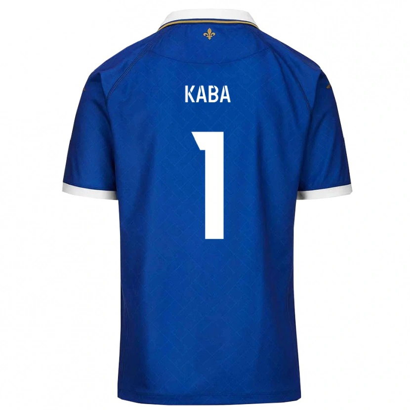 Danxen Børn Laye Kaba #1 Blå Guld Hjemmebane Spillertrøjer 2025/26 Trøje T-Shirt