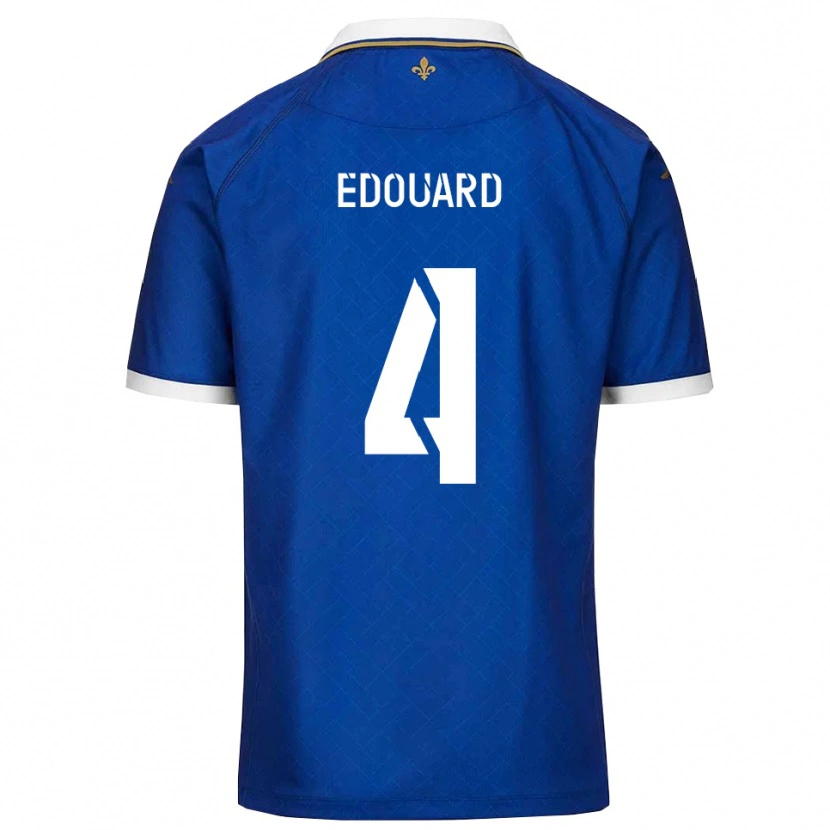 Danxen Børn Paul Edouard #4 Blå Guld Hjemmebane Spillertrøjer 2025/26 Trøje T-Shirt
