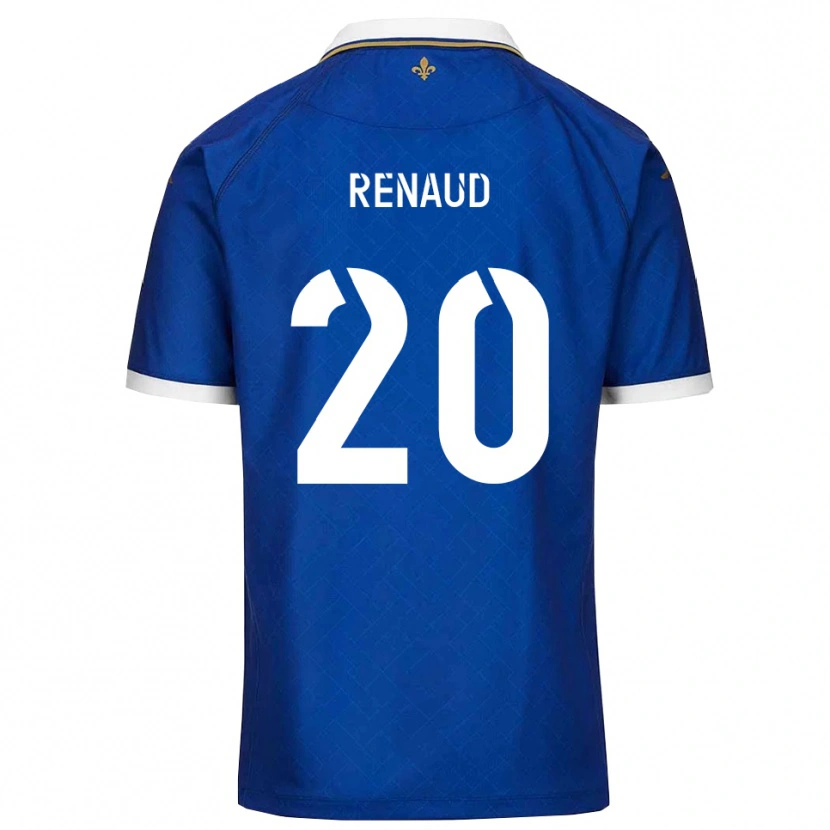 Danxen Børn Tom Renaud #20 Blå Guld Hjemmebane Spillertrøjer 2025/26 Trøje T-Shirt