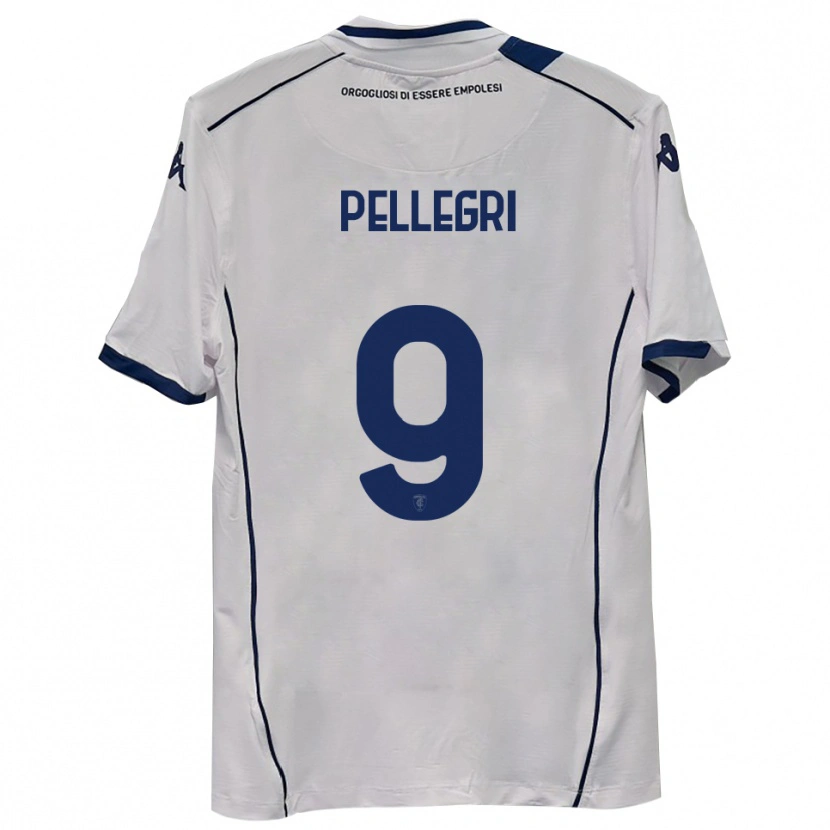 Danxen Børn Pietro Pellegri #9 Mørkeblå Udebane Spillertrøjer 2025/26 Trøje T-Shirt