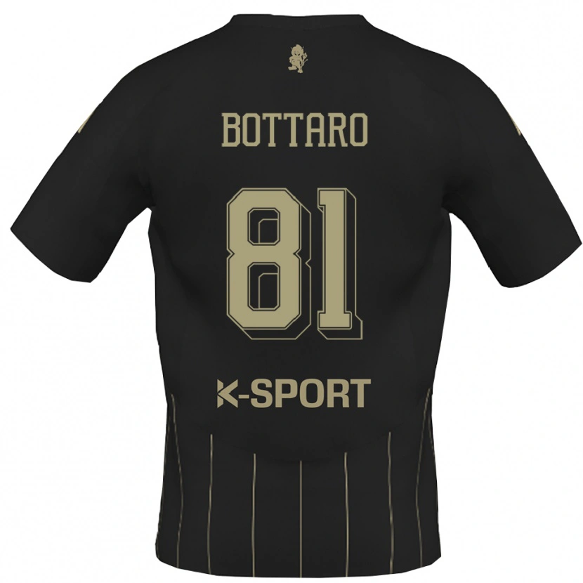 Danxen Børn Andrea Bottaro #81 Grå Hvid Udebane Spillertrøjer 2025/26 Trøje T-Shirt