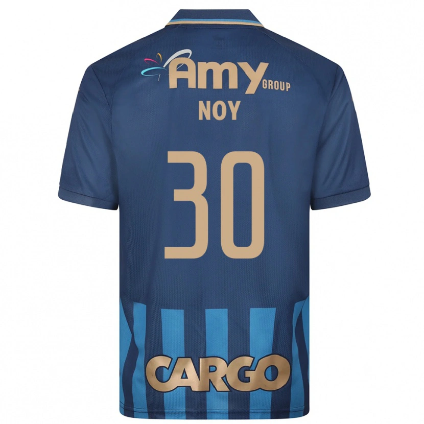 Danxen Børn Itamar Noy #30 Mørkeblå Blå Udebane Spillertrøjer 2025/26 Trøje T-Shirt