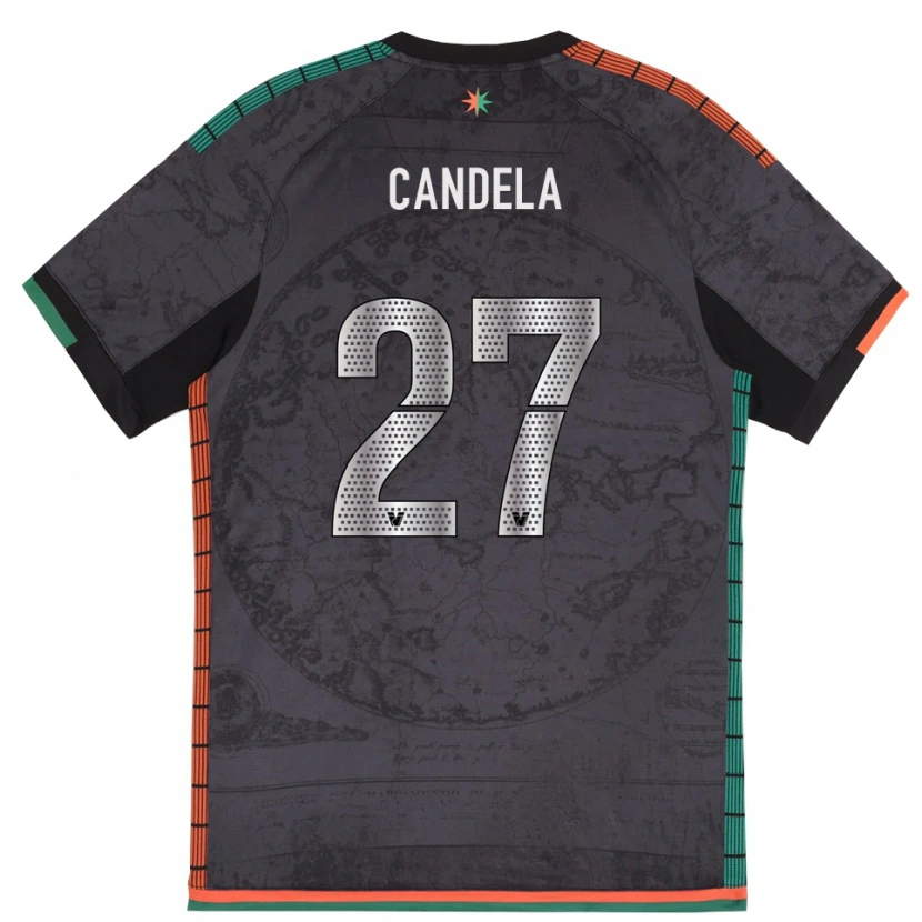 Danxen Mænd Antonio Candela #27 Mørkegrå Hjemmebane Spillertrøjer 2025/26 Trøje T-Shirt