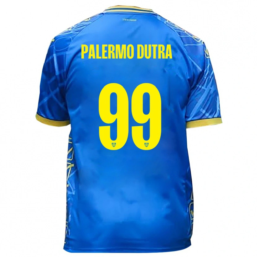 Danxen Mænd Ryduan Palermo Dutra #99 Himmelblå Gul Hjemmebane Spillertrøjer 2025/26 Trøje T-Shirt