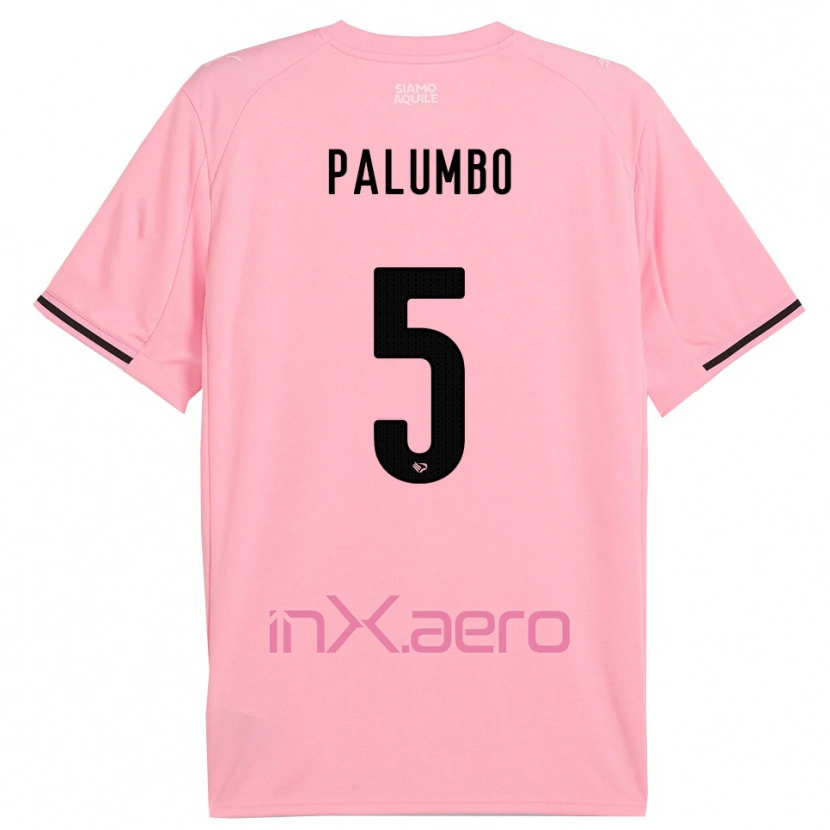 Danxen Mænd Antonio Palumbo #5 Pink Sort Hjemmebane Spillertrøjer 2025/26 Trøje T-Shirt
