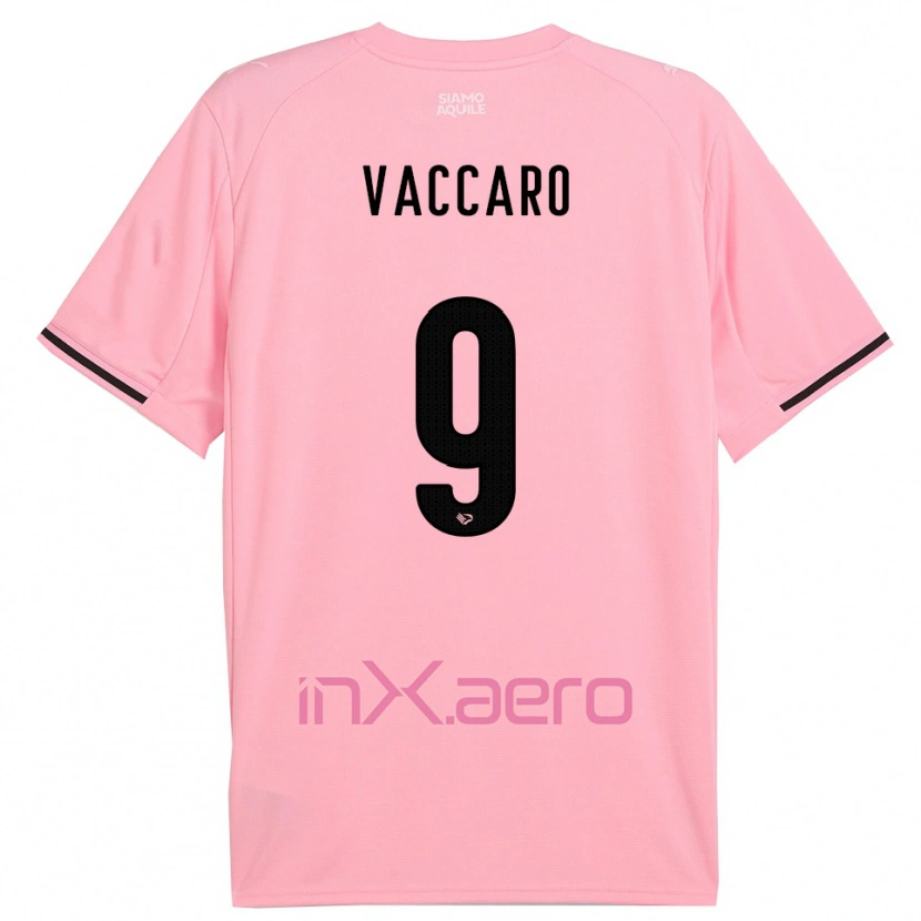 Danxen Mænd Christian Vaccaro #9 Pink Sort Hjemmebane Spillertrøjer 2025/26 Trøje T-Shirt