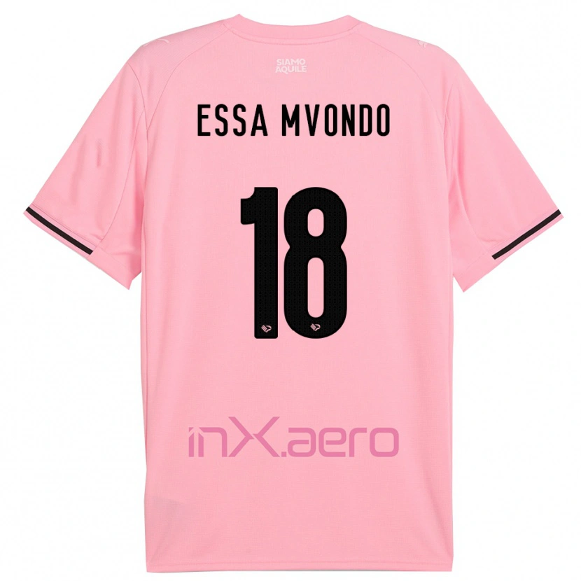 Danxen Mænd Troy Evans Essa Mvondo #18 Pink Sort Hjemmebane Spillertrøjer 2025/26 Trøje T-Shirt