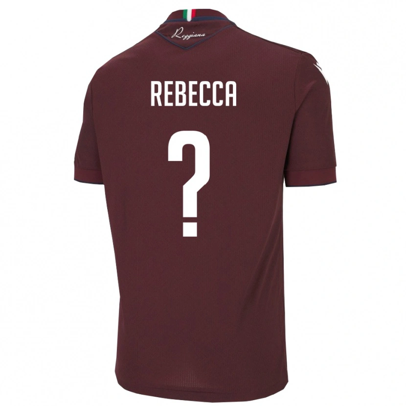 Danxen Mænd Baiano Rebecca #0 Burgunder Hvid Hjemmebane Spillertrøjer 2025/26 Trøje T-Shirt