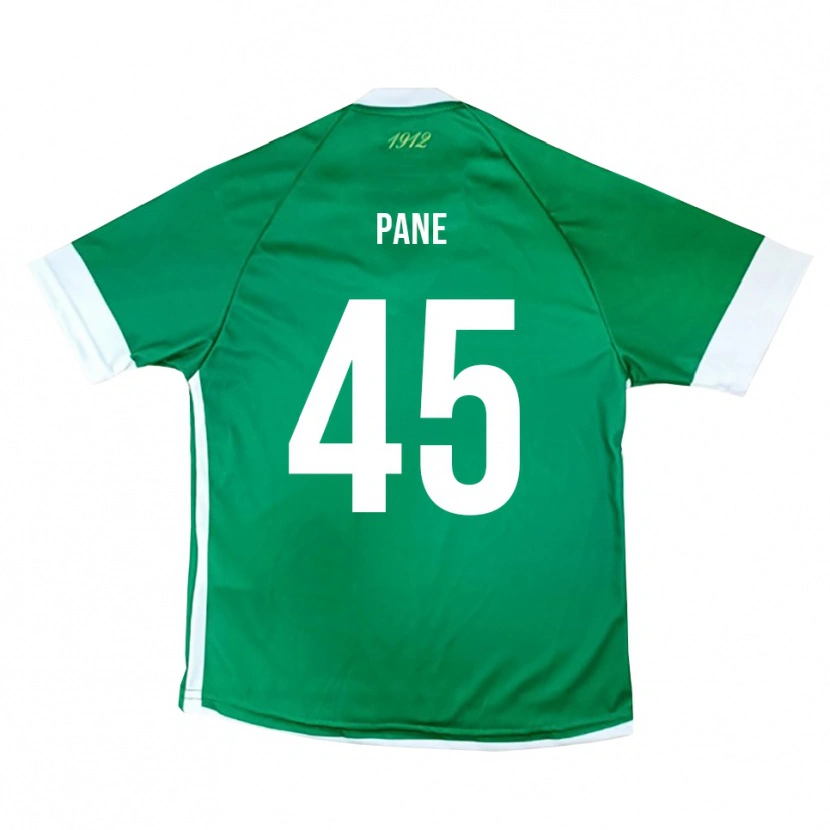 Danxen Mænd Pasquale Pane #45 Grøn Hvid Hjemmebane Spillertrøjer 2025/26 Trøje T-Shirt