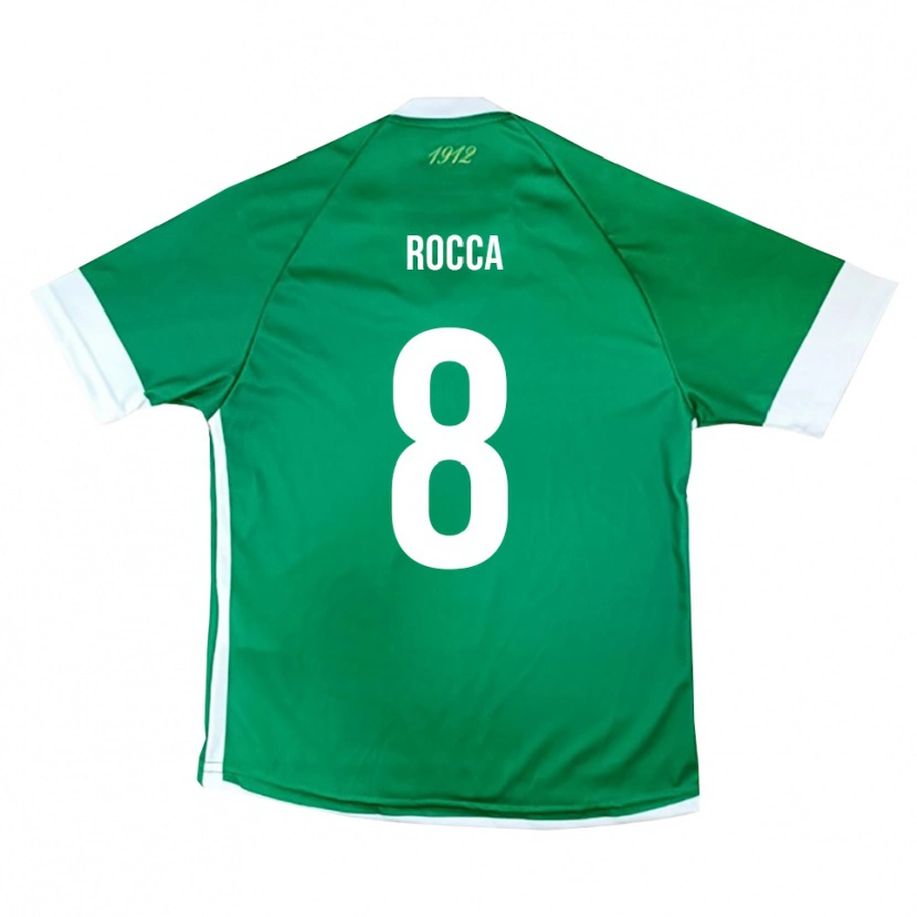 Danxen Mænd Michele Rocca #8 Grøn Hvid Hjemmebane Spillertrøjer 2025/26 Trøje T-Shirt