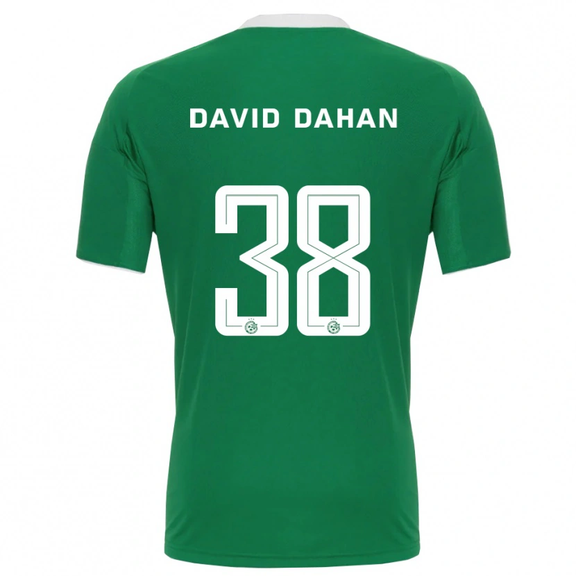 Danxen Mænd Omer Dahan #38 Grøn Hvid Hjemmebane Spillertrøjer 2025/26 Trøje T-Shirt
