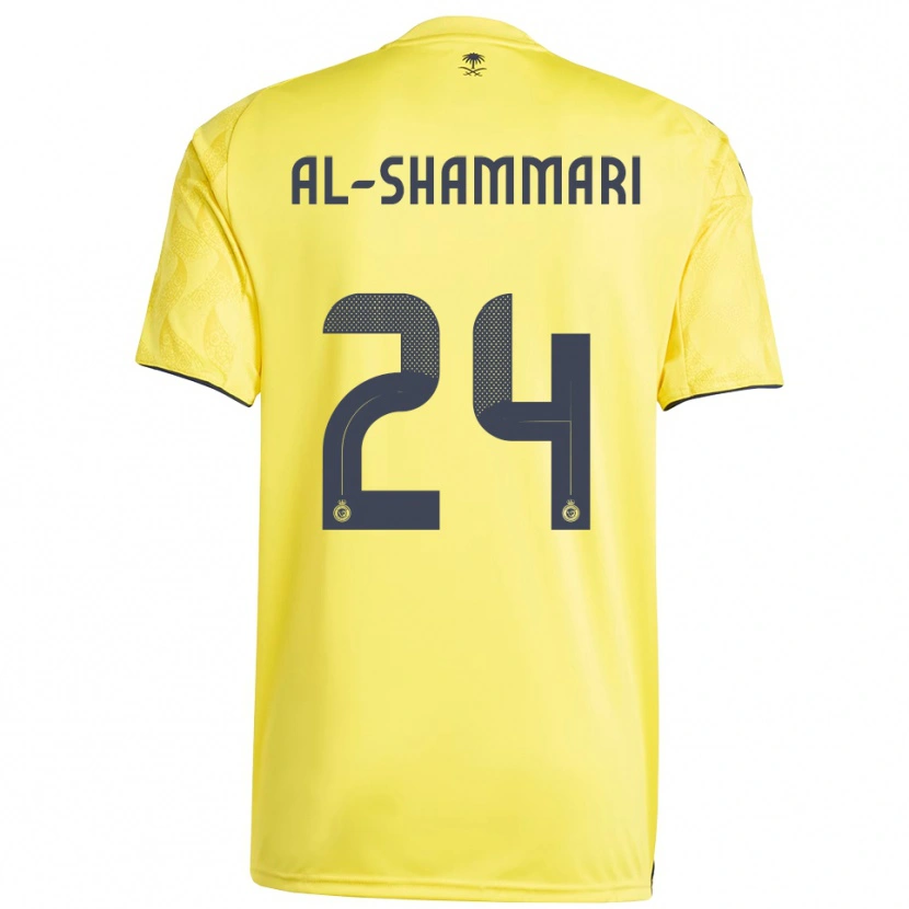 Danxen Mænd Mansour Al-Shammari #24 Gul Sort Hjemmebane Spillertrøjer 2025/26 Trøje T-Shirt