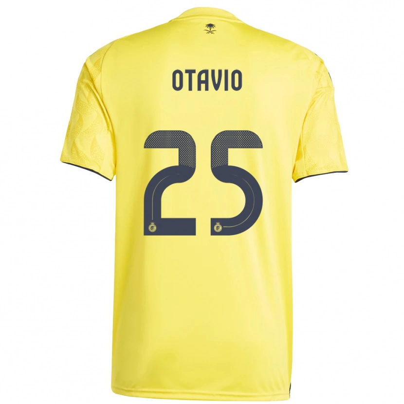 Danxen Mænd Otávio #25 Gul Sort Hjemmebane Spillertrøjer 2025/26 Trøje T-Shirt