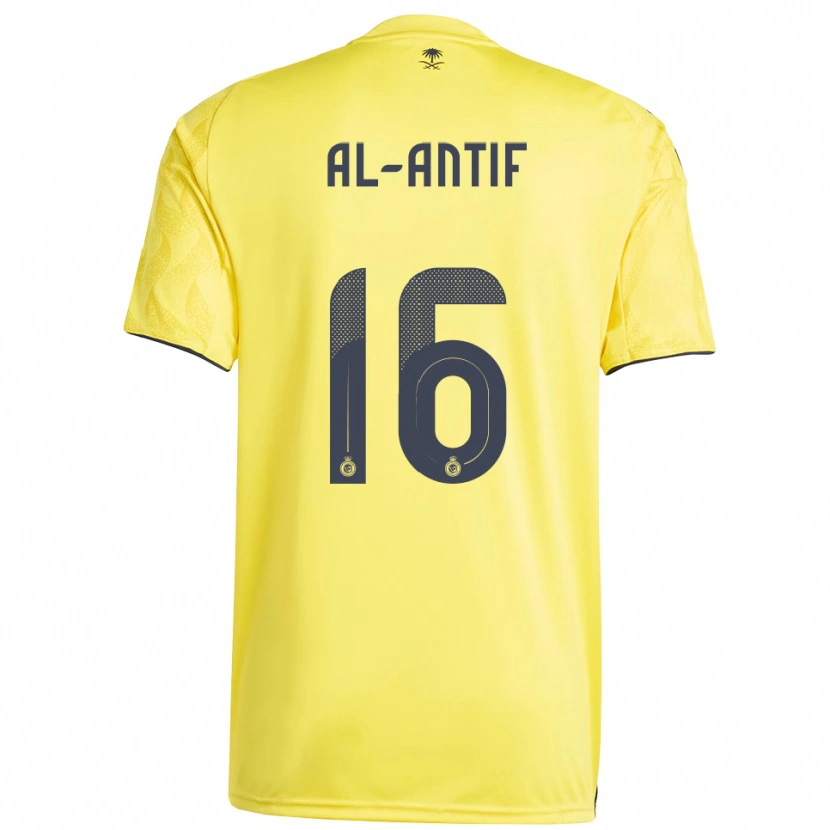 Danxen Mænd Habib Al-Antif #16 Gul Sort Hjemmebane Spillertrøjer 2025/26 Trøje T-Shirt