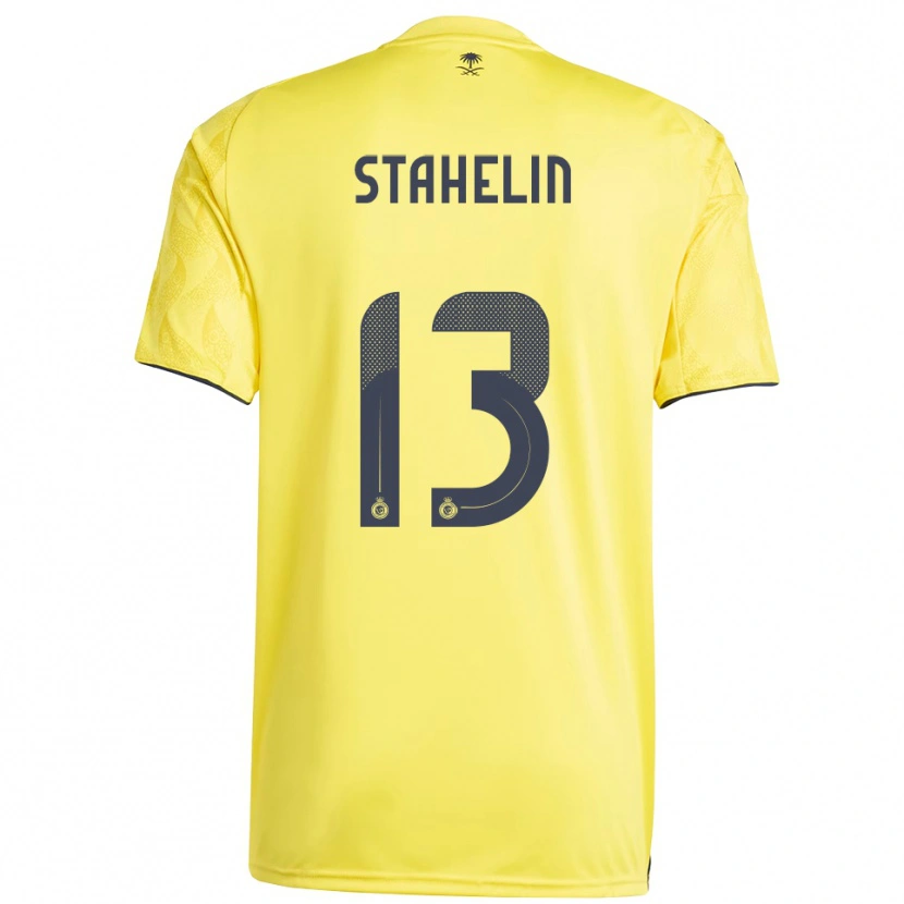 Danxen Mænd Izabela Stahelin #13 Gul Sort Hjemmebane Spillertrøjer 2025/26 Trøje T-Shirt