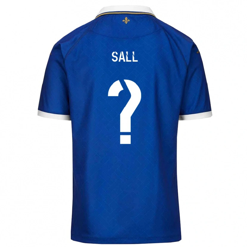 Danxen Mænd Issa Sall #0 Blå Guld Hjemmebane Spillertrøjer 2025/26 Trøje T-Shirt