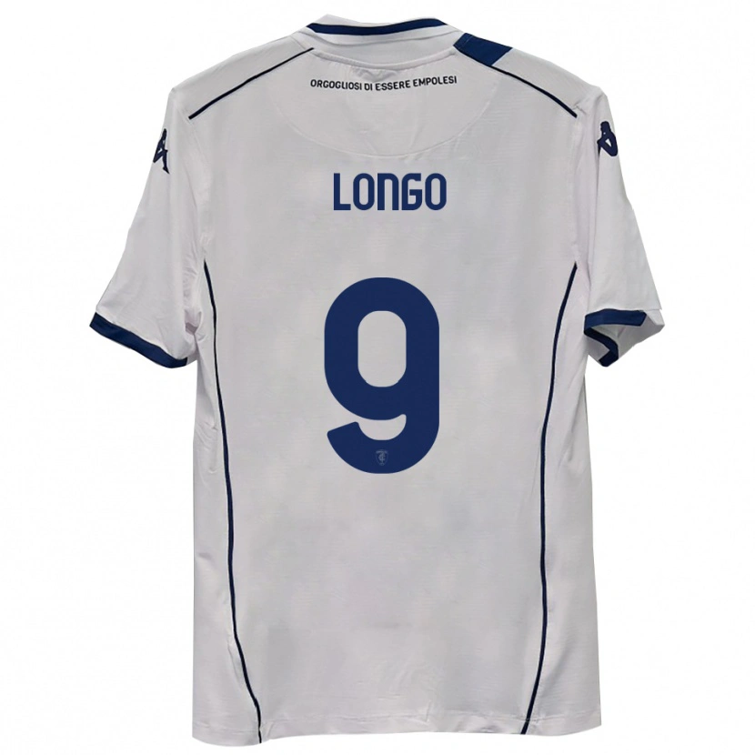 Danxen Mænd Mattia Longo #9 Mørkeblå Udebane Spillertrøjer 2025/26 Trøje T-Shirt